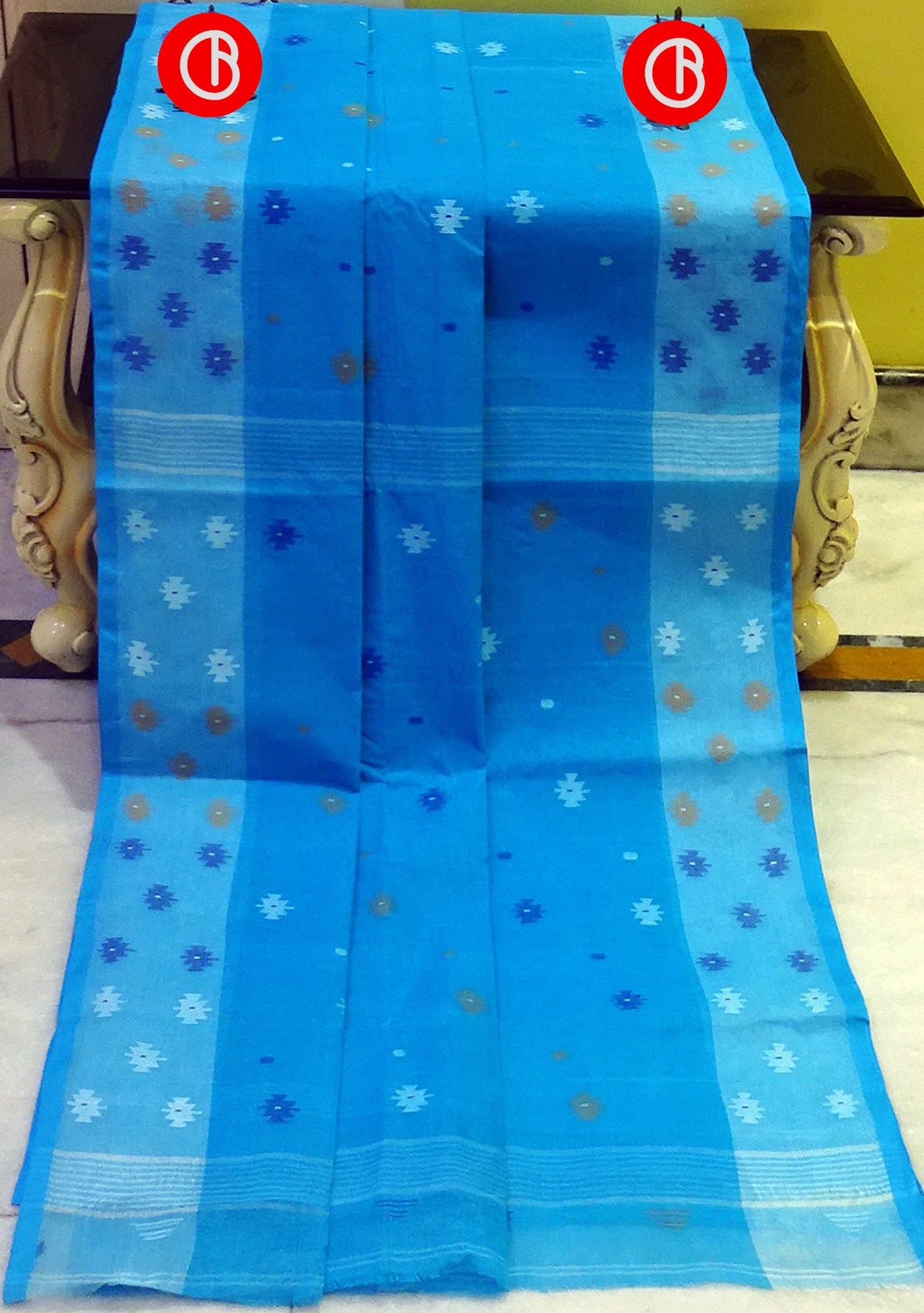 Exclusive Traditional Hand Woven Tantuj Cotton Saree - db20391