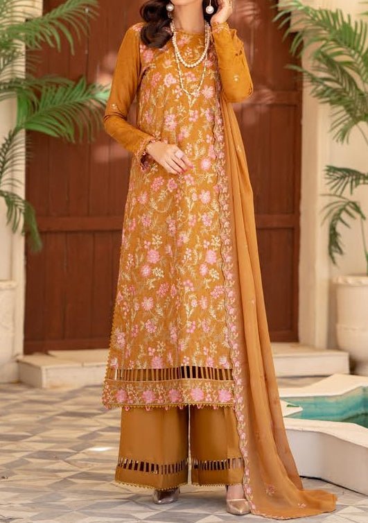 Gulljee Bella Ready Made Embroidered Lawn Dress - db25635