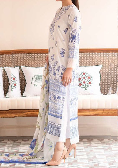 Gulljee Morja Ready Made Embroidered Lawn Dress - db24783