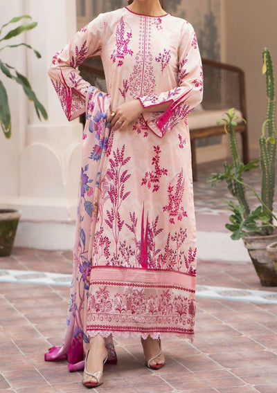 Gulljee Morja Ready Made Embroidered Lawn Dress - db24787