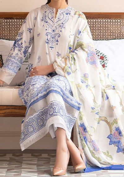 Gulljee Morja Ready Made Embroidered Lawn Dress - db24783