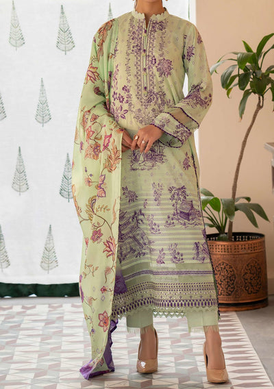 Gulljee Morja Ready Made Embroidered Lawn Dress - db24780