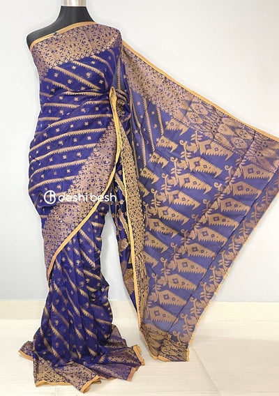 Handloom Jacquard Katan Silk Saree - db25719