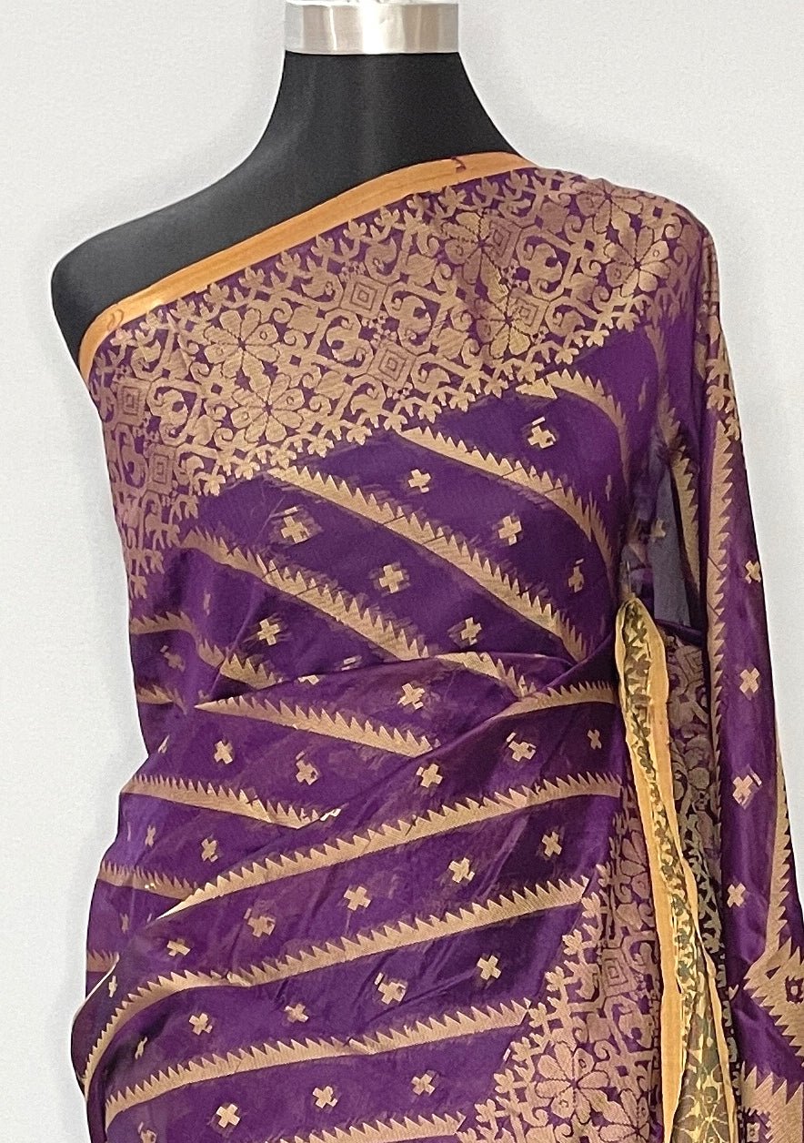 Handloom Jacquard Katan Silk Saree - db25724