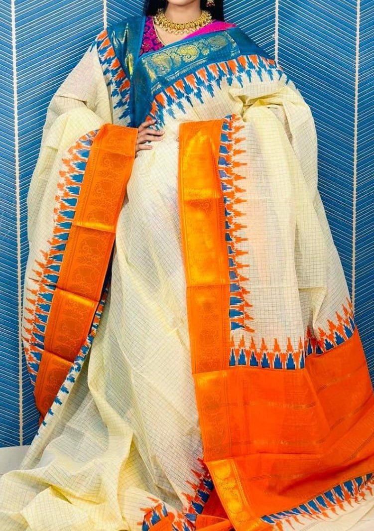 Handloom Madurai Cotton Saree - db25099