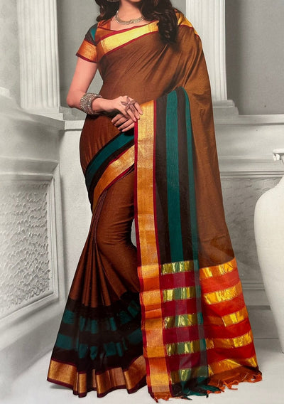 Indian Handloom Cotton Saree - db21891