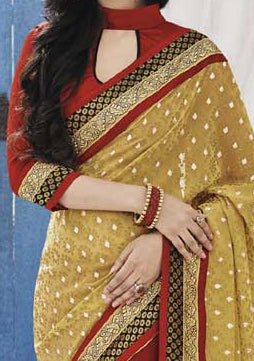 Indian Women Designer Georgette Saree - db20900