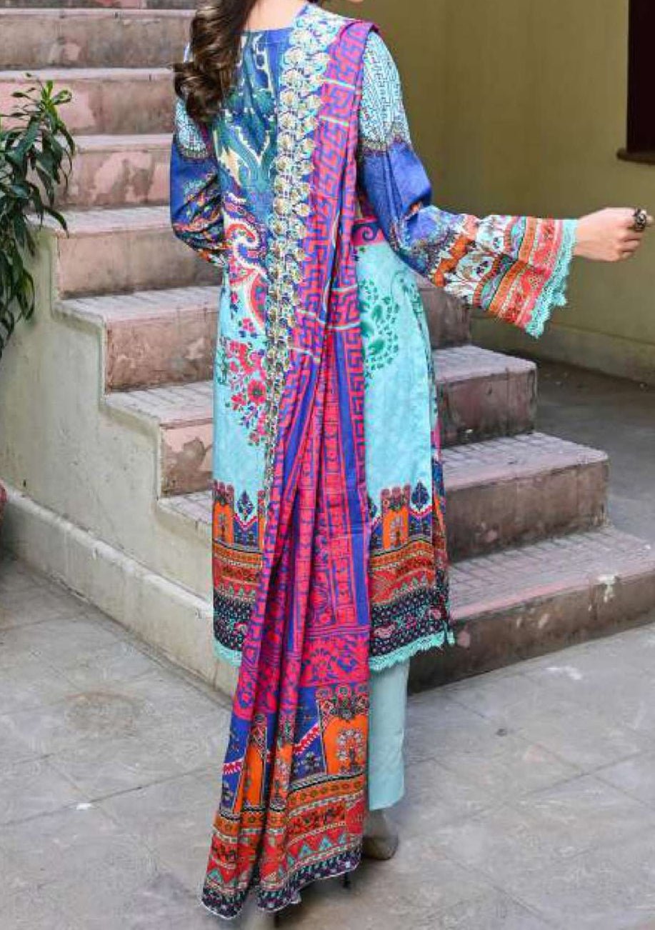 Leeds Dastoor Pakistani Embroidered Lawn - db22491