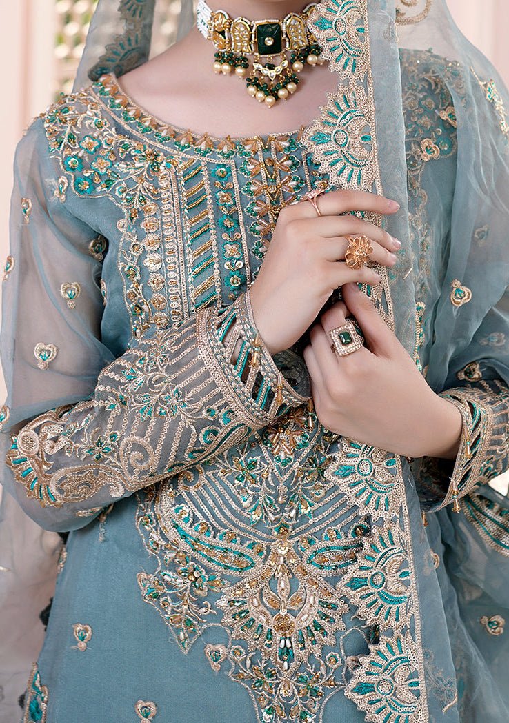 Maryam's Lemilsa Pakistani Luxury Organza Dress - db23915