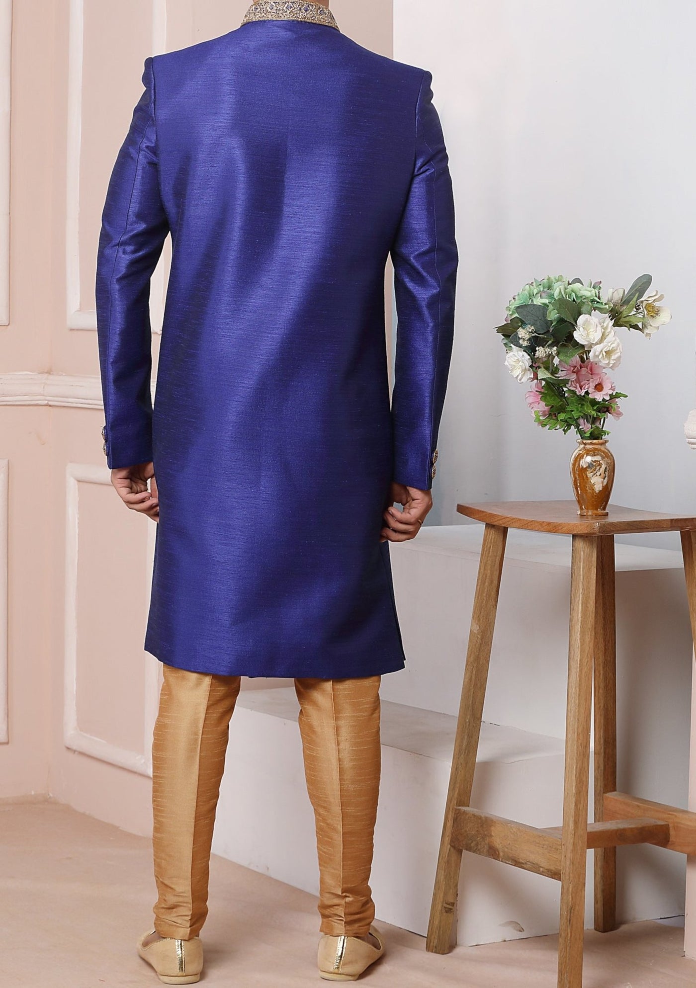 Men's Indo Western Party Wear Sherwani Suit - db20404