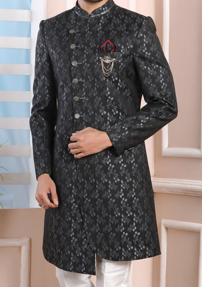 Men's Indo Western Party Wear Sherwani Suit - db20467