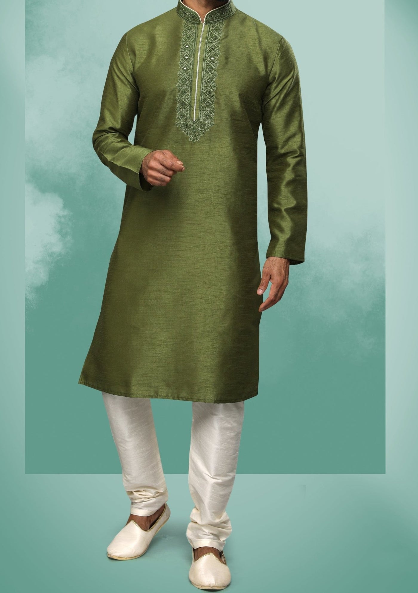 Men's Traditional Party Wear Kurta Pajama - db20614