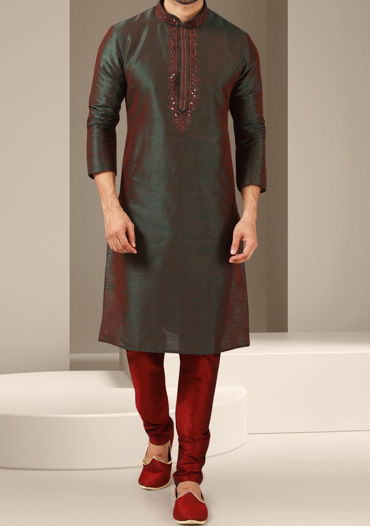 Men's Traditional Party Wear Kurta Pajama - db19435