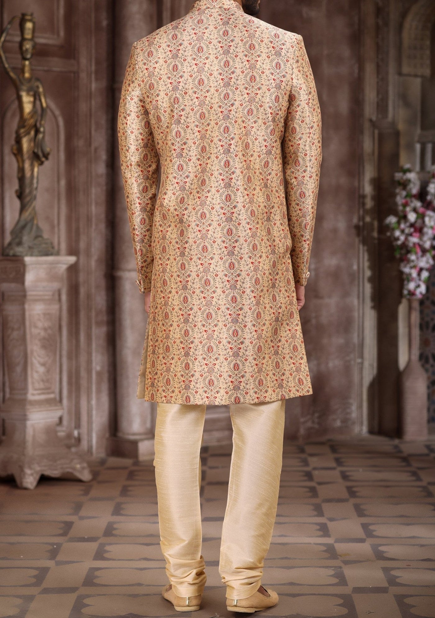 Men's Traditional Party Wear Sherwani Suit - db22829