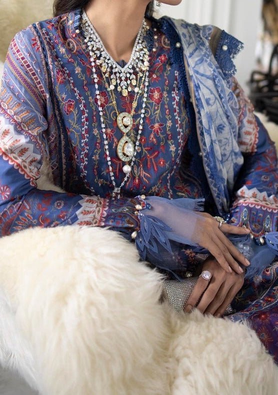 Sana Safinaz Designer Pakistani Luxury Lawn Dress - db18511