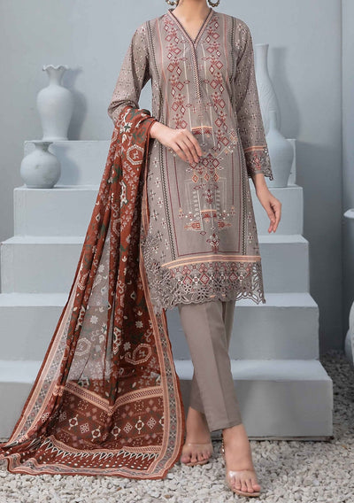 Tawakkal Cloite Embroidered Printed Lawn Dress - db25582