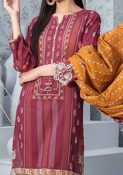 Tawakkal Cloite Embroidered Printed Lawn Dress - db25581