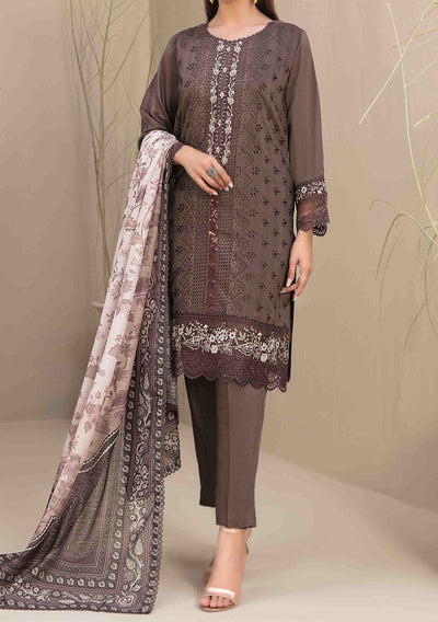 Tawakkal Feeha Heavy Embroidered Viscose Dress - db24896