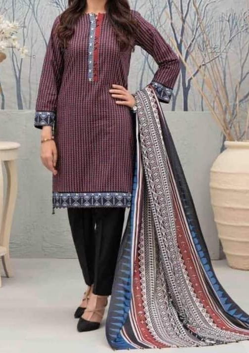 Tawakkal Mahjabin Printed Pakistani Lawn Dress - db19501